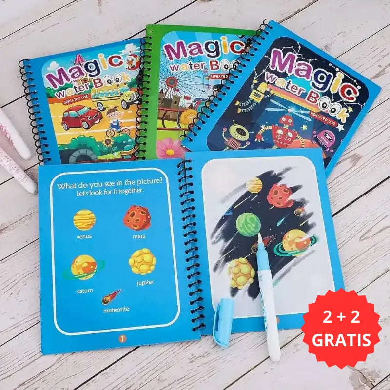 Magisk bok WaterBook | 2 + 2 GRATIS